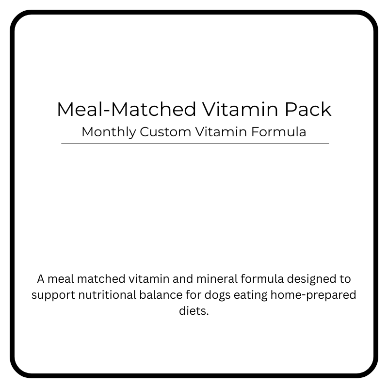 Meal-Matched Vitamin Pack | Monthly Custom Formula