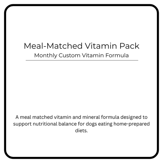 Meal-Matched Vitamin Pack | Monthly Custom Formula